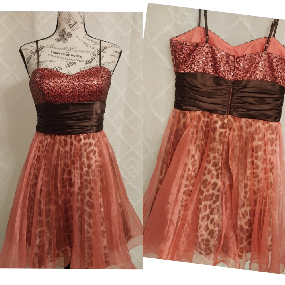 MORGAN & CO Sparkle COCKTAIL /DANCE DRESS/SIZE 3/4